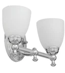 Hampton Bay Solomone 13.4 In. 2-LIGHT Polished Chrome Bathroom Vanity. Fixed Price $33.20.