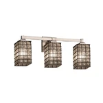 Justice Wire Glass Regency Lt Square Bath Bar, Nickel WGL-8433-15-GRCB-NCKL. Fixed Price $390.00.