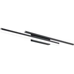 Brighten Your Bathroom Mirror - 48IN Black Led Vanity Light Dimmable. Fixed Price $179.99.