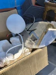 Tulo Sugerido Estiluz Circ Mirror Wall Sconce - Designer Spanish Lighting By. Fixed Price $200.00.