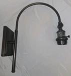 Pottery Barn 17.5'' Classic Curved Arc Sconce Only Antique Bronze Open Box 70681. Fixed Price $64.99.