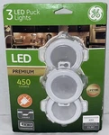 Ge 3 Led Puck Lights 450 Lumens Linkable Brand New. Fixed Price $29.99.