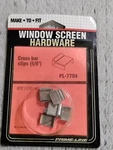 Prime-line Pl 7794 Cross Bar Clips, 5/8-INCH (pack Of 6) Nos. Fixed Price $9.99.