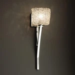 Justice Design Veneto Luce Sabre 1-LIGHT Oval Lace Wall Sconce Handcrafted Shade. Fixed Price $225.00.
