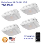 4PACK Led Canopy Garage Light 70W Motion Sensor Bluetooth Area Lamp. Fixed Price $275.88.