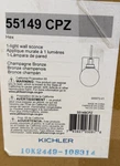 Kichler 55149CPZ - Wall Sconces Indoor Lighting. Fixed Price $44.99.