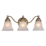 Vaxcel Standford 3L Vanity Light Antique Brass - VL35123A. Fixed Price $129.99.