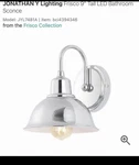 Jonathon Y Lighting Frisco 9 Tall Led Bathroom Sconce Polished Chrome Set. Fixed Price $100.00.