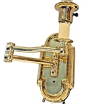 Vtg Swing Arm Brass Candlestick Wall Lamp Reading Light Sconce Plug-in Works. Fixed Price $64.99.