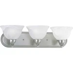 Progress Lighting P3268 Nickel Avalon Three Bathroom Vanity Strip. Fixed Price $162.71.