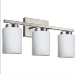 Vinluz 3 Indoor Modern Bathroom Vanity Lighting Fixtures Brushed Nickel. Fixed Price $41.25.