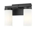 Z-lite 3044-2V Danica Light 12"W Vanity Black. Fixed Price $174.00.