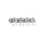 Kichler Lighting 5338 4-LIGHT Bath Fixture Chrome Finish. Fixed Price $39.99.