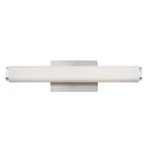 Modern Forms Vogue 1LT 20" Led Bathroom VANITY/3500K, Nickel WS-3120-35-BN. Fixed Price $317.00.