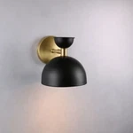 Contemporary Matt Black Wall Lighting Fixture - Stylish Aluminum Vanity. Fixed Price $199.00.