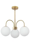 Bokt Modern Glass Globe Sputnik Chandelier Lights Light, WHITE-3LIGHT. Fixed Price $93.77.