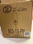Z-lite Light Wall Sconce 803-1S-PN. Fixed Price $92.99.