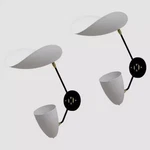 Handmade Brass Wall Sconce Pair - Italian Diabolo Designer Bedside Lamp. Fixed Price $317.63.