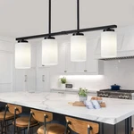 Yuemzs Modern Island Lights For Kitchen Black Dining Room Fixtures. Fixed Price $221.24.