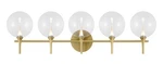 Eurofase Lighting 48920 Iissa 5 36"W Vanity - Gold. Fixed Price $776.00.