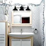 Hampton Bay Elmcroft 29" 3-LIGHT Matte Black Farmhouse Vanity & Hardware. Fixed Price $39.99.