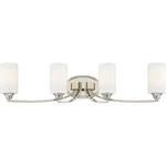 Minka-lavery 3984-613 Open Box Tilbury Bathroom Vanity Light Polished Nickel. Fixed Price $72.25.