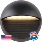 Jonathan Y 6.25 Black Modern Round Outdoor Integrated Led Wall Sconce Light. Fixed Price $64.97.
