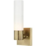 Livex Lighting 10101-01 Aero Ada Wall Sconce Antique Brass. Fixed Price $85.46.