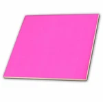 3DROSE 34666 Hot Pink Ceramic Tile, 12". Fixed Price $29.99.