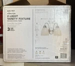 Hamilton Two Light Vanity Fixture. Fixed Price $36.95.