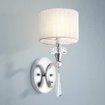 Kichler Parker Point 15 1/2" High Chrome Wall Sconce. Fixed Price $279.99.