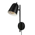 Globe Electric 1-LIGHT Plug-in Or Hardwire Matte Black Wall Sconce With Pivoting. Fixed Price $22.94.