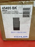 Kichler Crosby 45495BK Black 9"T Bathroom Sconce. Fixed Price $24.00.
