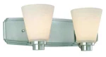Dolan Designs Southport Twin Bathroom Vanity Light 3402-09 Satin Nickel 16". Fixed Price $24.95.