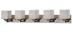 Z-lite 2105-5V Quube Light Bathroom Vanity Chrome. Fixed Price $223.24.