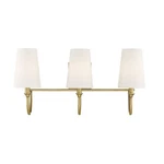 Savoy House Cameron 3-LIGHT Bathroom Vanity Light, Warm Brass 8-2542-3-322. Fixed Price $228.80.