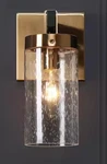 Zevni Musom 1-LIGHT Brass Gold Modern Wall Sconce Z-S7B36VNI-4661. Fixed Price $72.99.