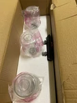 Progress Lighting Winslett 3-LIGHT Coastal Vanity Light, Matte Black, Clear Glas. Fixed Price $105.99.