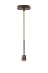 Portfolio Mini Hanging Pendant Brown Ceiling Lighting Fixture Aged Bronze. Fixed Price $26.00.