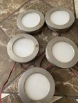 Used Wac Lighting HR-LED90 3.5 Inch 5W 1 3000K Cri Button Puck Nickel. Fixed Price $65.00.