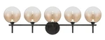 Eurofase Lighting 48919 Iissa 5 36"W Vanity - Black. Fixed Price $776.00.