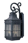 Maxim 30084 Country Forge / Seedy Glass Nantucket 23"H 3-LIGHT Wall Sconce. Fixed Price $542.30.