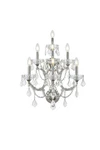 Elegant Lighting 2800W7-GT/RC Maria Theresa 27" Tall Wall Chrome. Fixed Price $604.00.