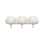 Maxim Lighting Axis 3-LIGHT Strip Bath Vanity, Satin Nickel/frosted 11383FTSN. Fixed Price $90.00.