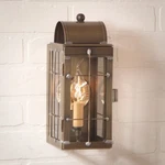 Irvins Country Tinware Cape Cod Wall Lantern Weathered Brass 1-LIGHT. Fixed Price $245.95.