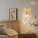 Crystal Wall Sconces Lighting Fixture Modern Semicircle Mount Lamp. Fixed Price $27.05.