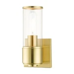 Livex Quincy Light Ada Sconce, Satin Brass/clear Glass 17141-12. Fixed Price $129.96.
