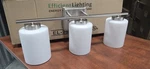 Efficient Lighting Interior Vanity Fixture White Glass EL-250-03. Fixed Price $29.99.