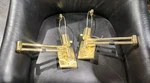 Pair George Hansen For Metalarte Spain Wall Sconces. Fixed Price $650.00.