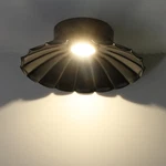 12V Rv Interior Ceiling Light - Flush Mount Metallic Pendant Fixture With On/off. Fixed Price $43.04.